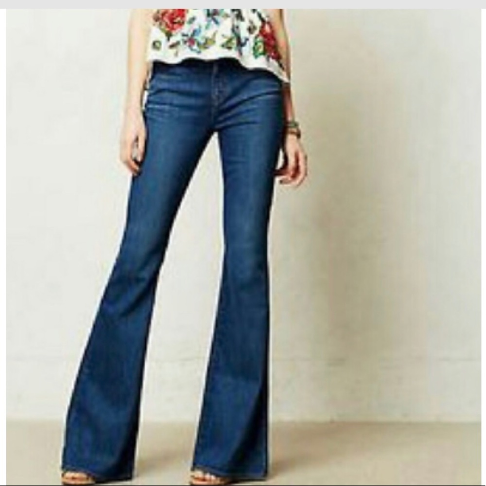 Anthropologie Pilcro stet flare bell bottom jeans
